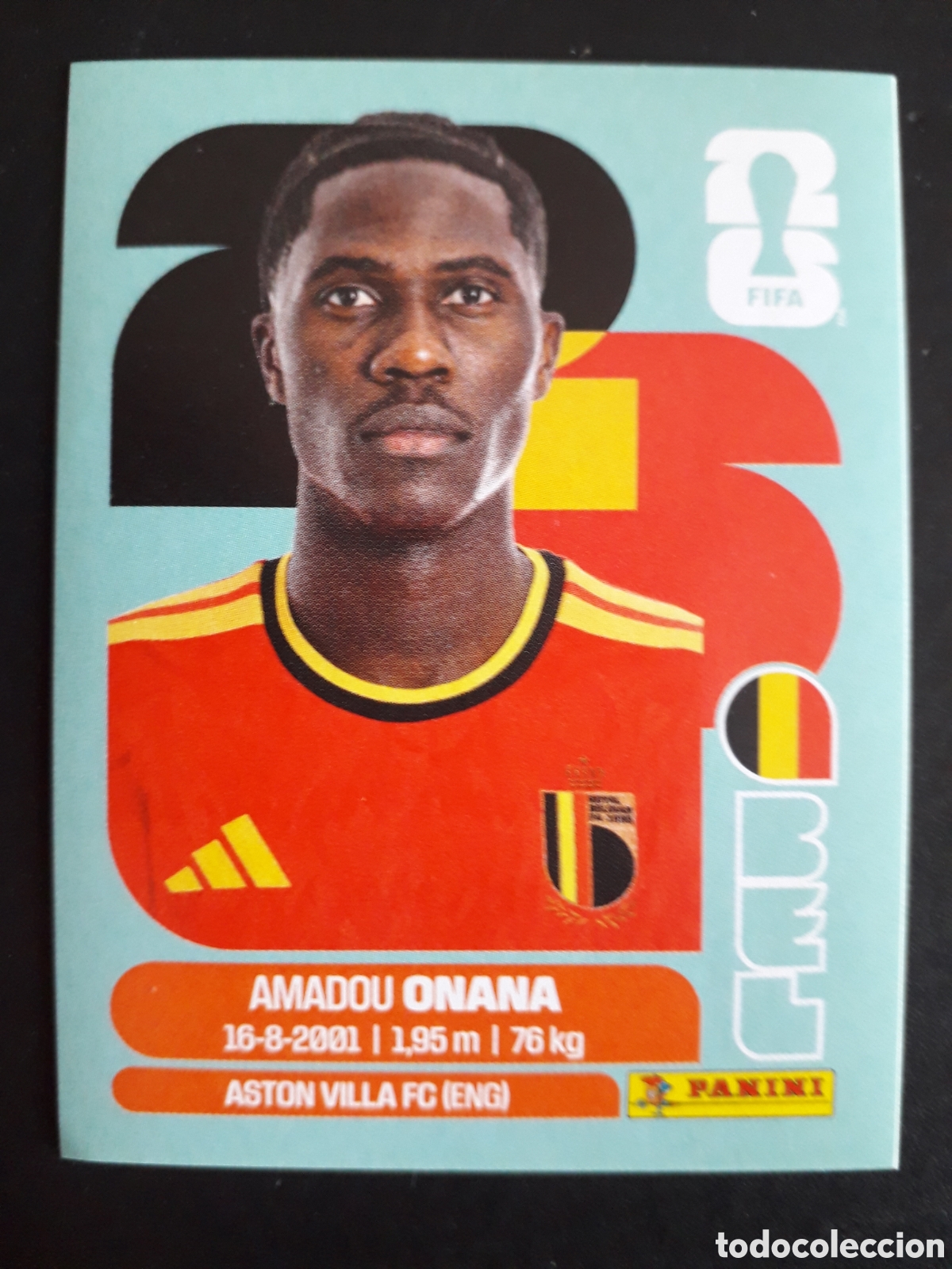 Cromos de F&uacute;tbol: ONANA B&Eacute;LGICA BEL 10 MUNDIAL F&Uacute;TBOL 2026 FIFA WORLD CUP PANINI SIN PEGAR PEDIDO M&Iacute;NIMO 3&euro;