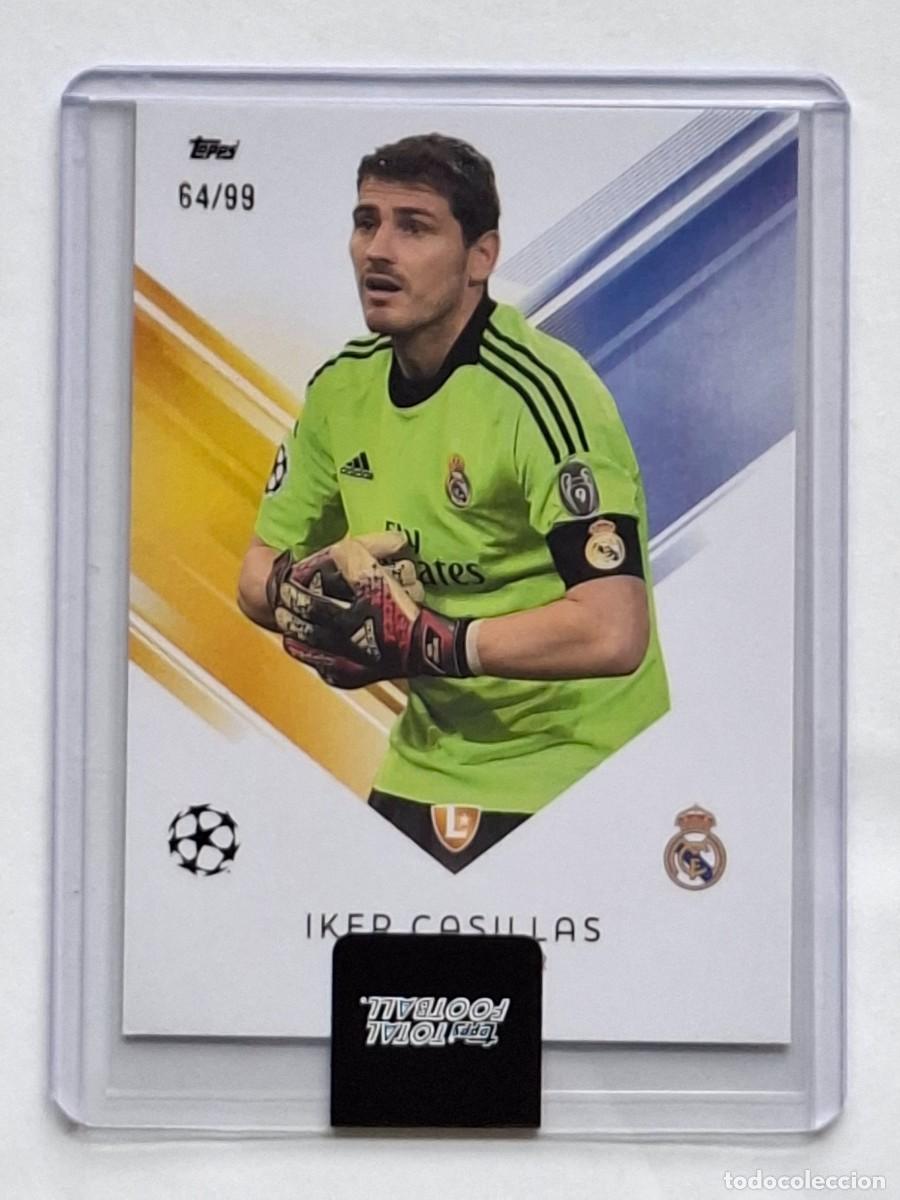Cromos de F&uacute;tbol: Numerada 64/99 Legend Series 4 UCC #2030 IKER CASILLAS (Real Madrid) - TOPPS Total Football 2025-26