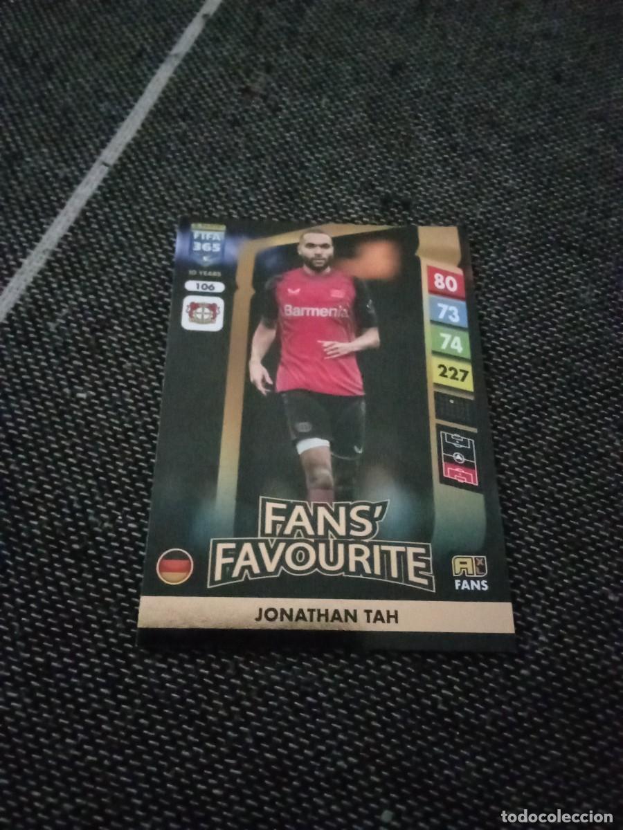 Cromos de F&uacute;tbol: 106 Jonathan tha Bayer 04 leverkusen fans favorite fifa 365 ADRENALYN 2025