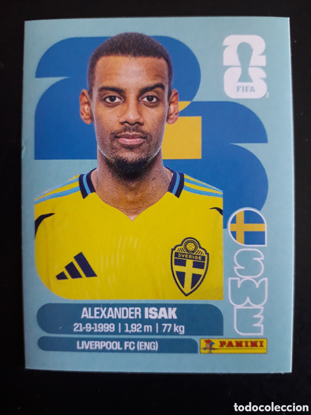 Cromos de F&uacute;tbol: ISAAK SUECIA SWE 19 MUNDIAL F&Uacute;TBOL 2026 FIFA WORLD CUP PANINI SIN PEGAR PEDIDO M&Iacute;NIMO 3&euro;