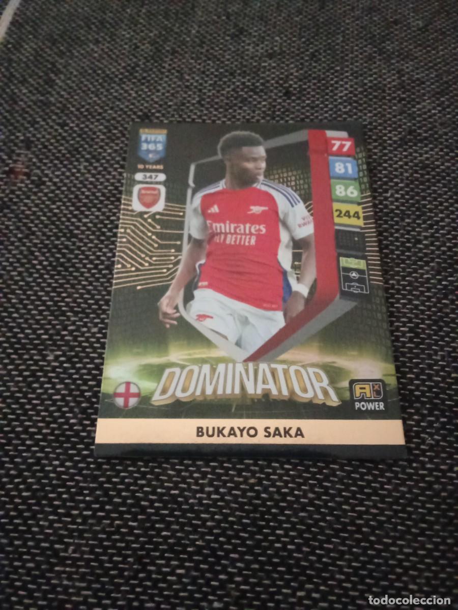 Cromos de F&uacute;tbol: 347 saka arsenal dominator fifa 365 ADRENALYN 2025