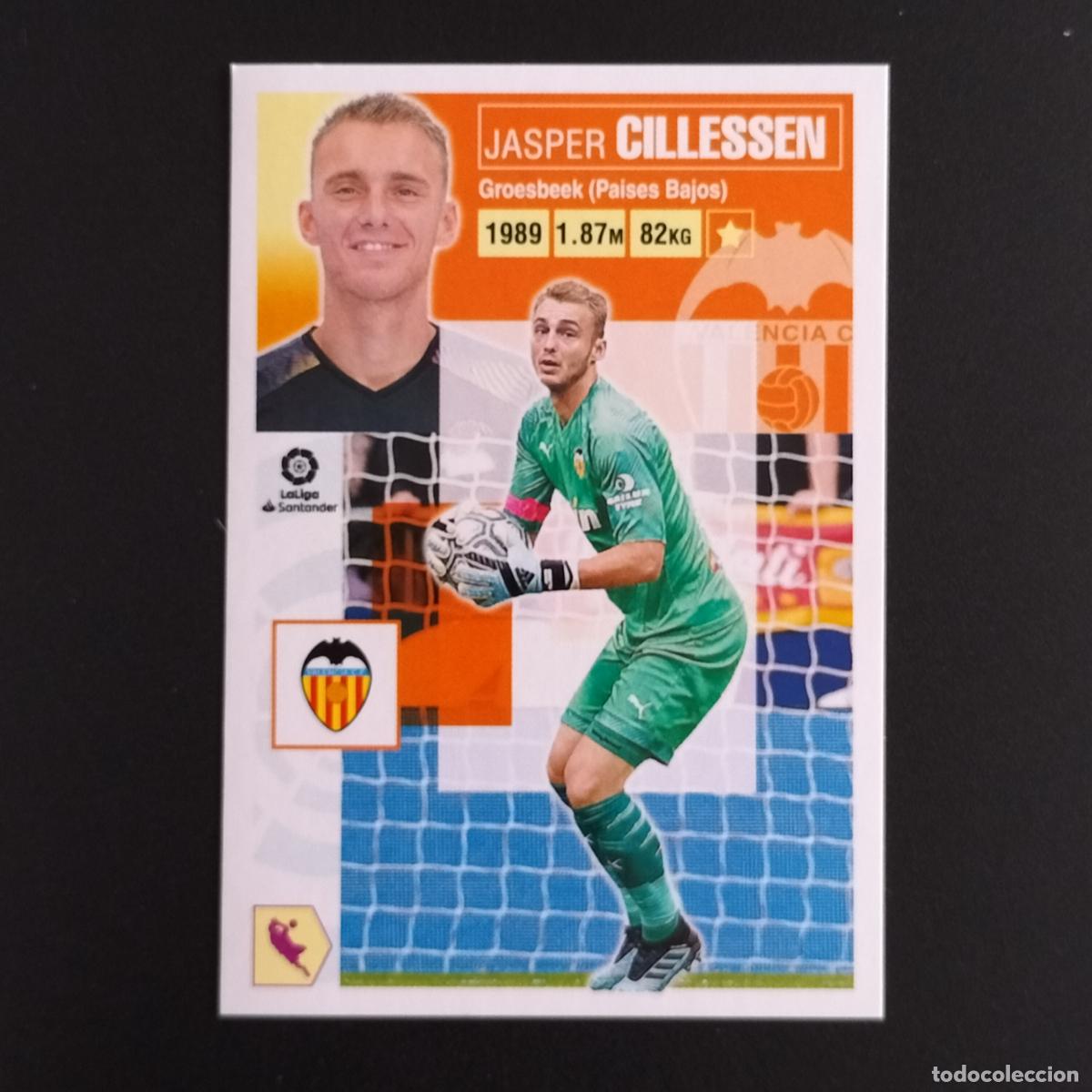Cromos de F&uacute;tbol: N&ordm; 2 JASPER CILLESSEN VALENCIA CROMOS LALIGA SANTANDER ESTE 2020 2021 20 21 LIGA PANINI
