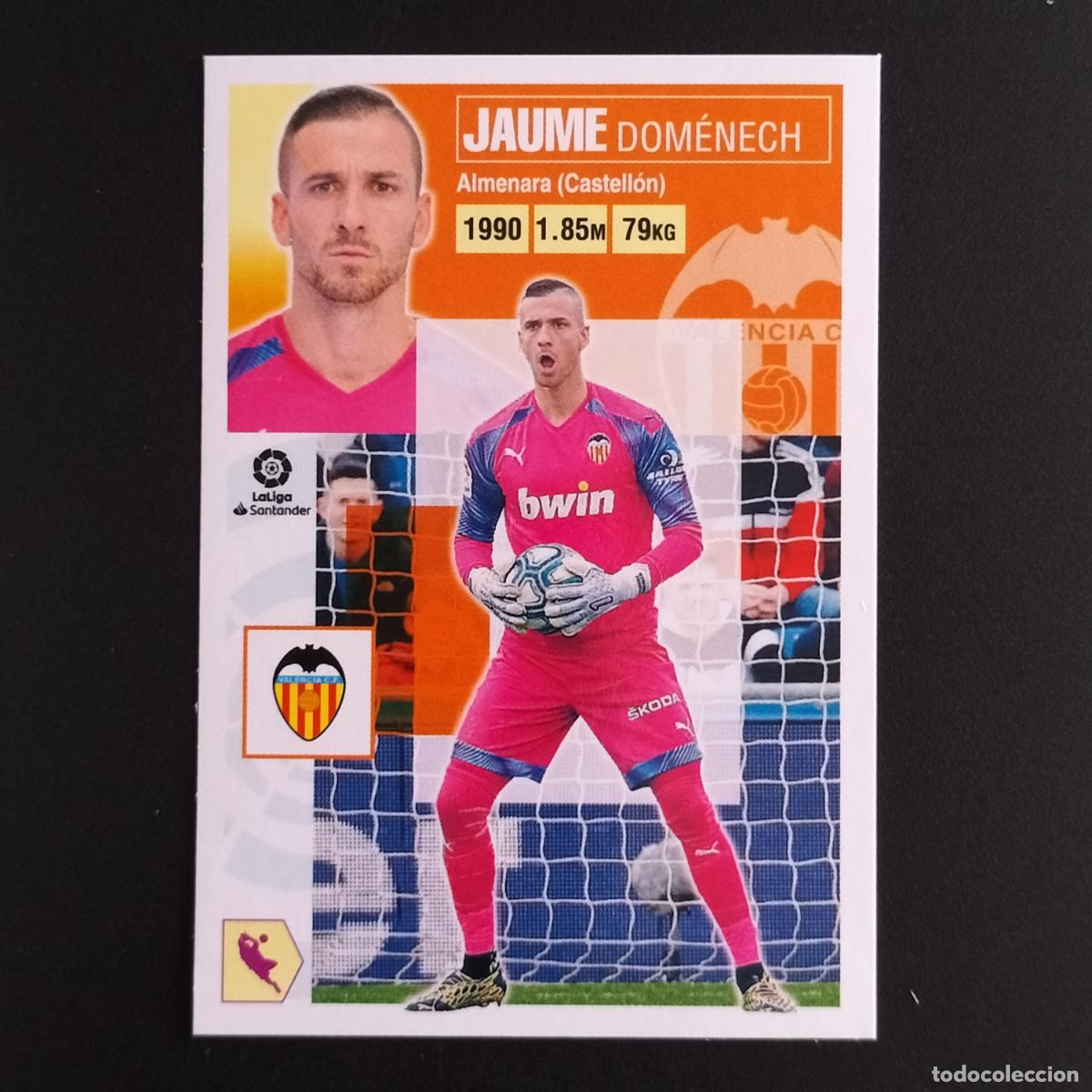Cromos de F&uacute;tbol: N&ordm; 3 JAUME DOMENECH VALENCIA CROMOS LALIGA SANTANDER ESTE 2020 2021 20 21 LIGA PANINI