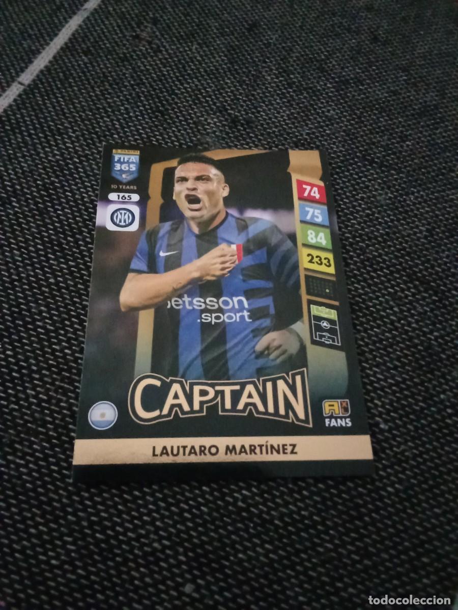 Cromos de F&uacute;tbol: 165 Lautaro Mart&iacute;nez Inter captain fifa 365 ADRENALYN 2025