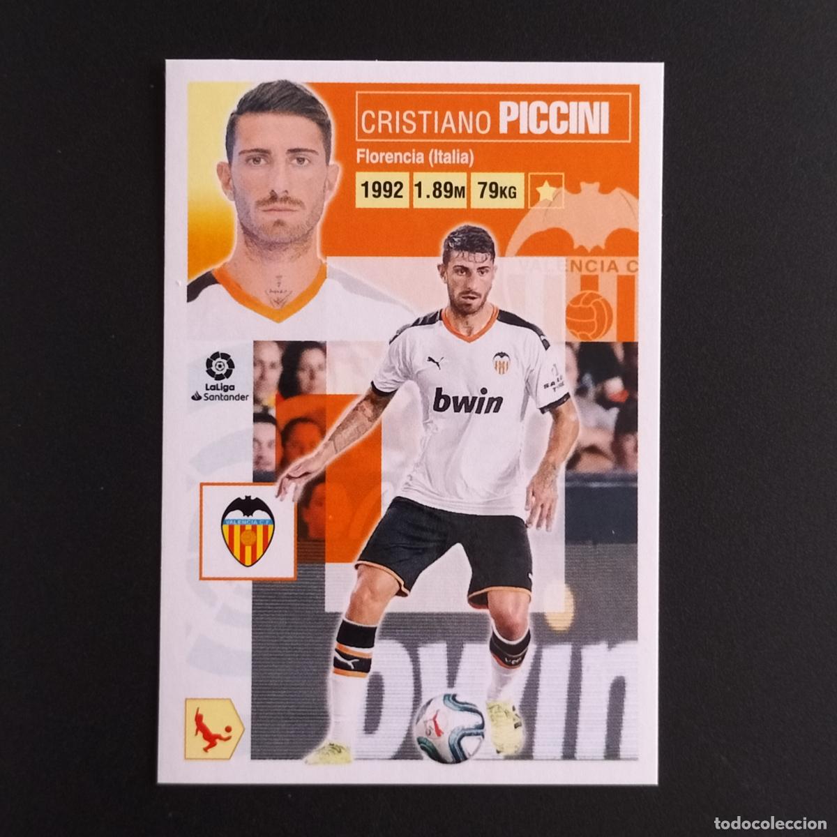 Cromos de F&uacute;tbol: N&ordm; 5 CRISTIANO PICCINI VALENCIA CROMOS LALIGA SANTANDER ESTE 2020 2021 20 21 LIGA PANINI