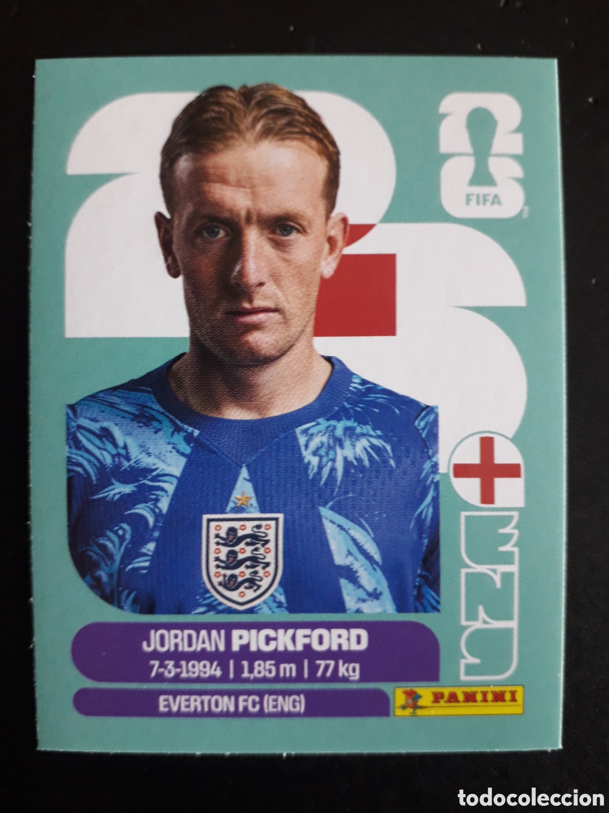 Cromos de F&uacute;tbol: PICKFORD INGLATERRA ENG 2 MUNDIAL F&Uacute;TBOL 2026 FIFA WORLD CUP PANINI SIN PEGAR PEDIDO M&Iacute;NIMO 3&euro;.