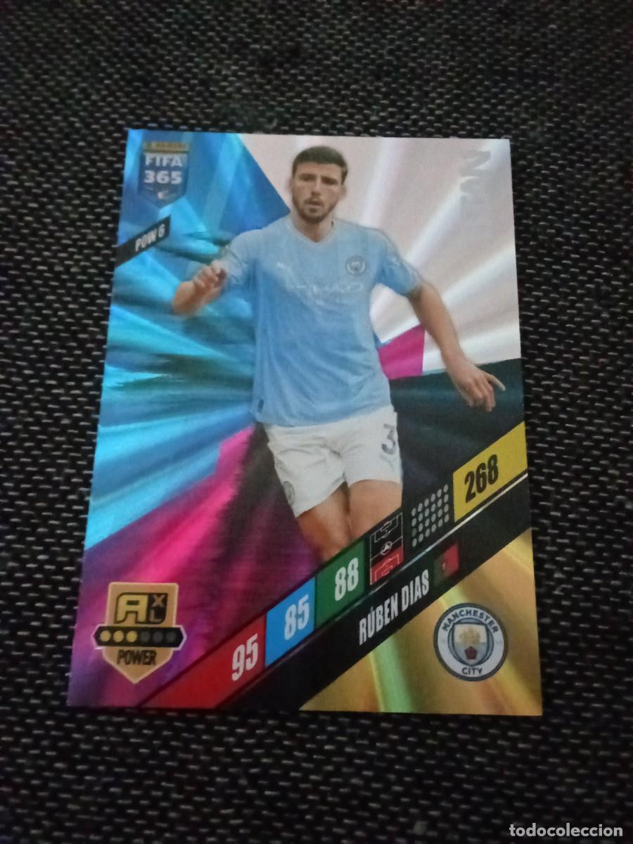 Cromos de F&uacute;tbol: POW 6 Rub&eacute;n d&iacute;as Manchester city Tit&aacute;n fifa 365 ADRENALYN 2025