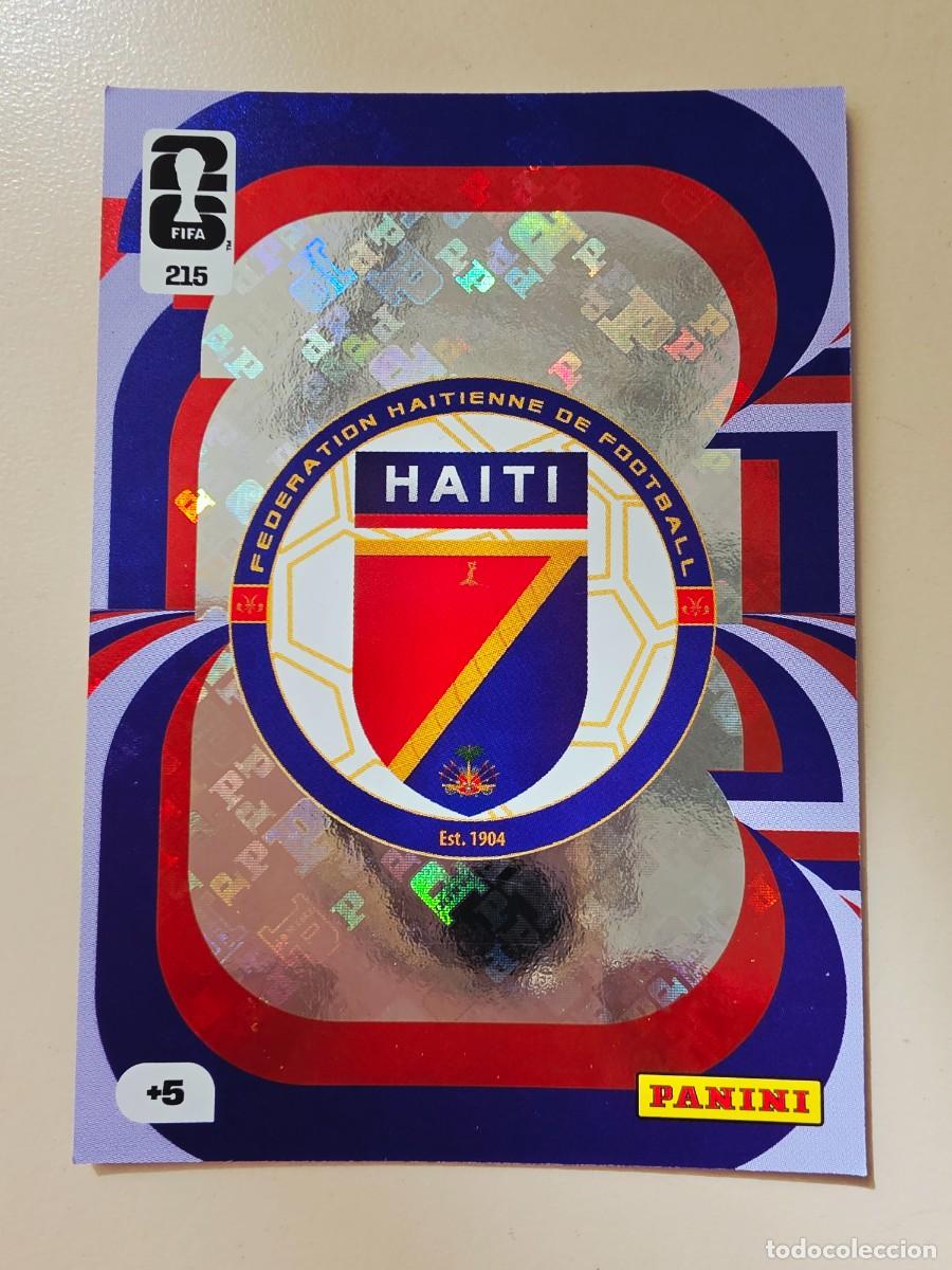 Cromos de F&uacute;tbol: 215 Escudo Logo, Hait&iacute;, Adrenalyn XL Fifa World Cup 2026 Mundial 26