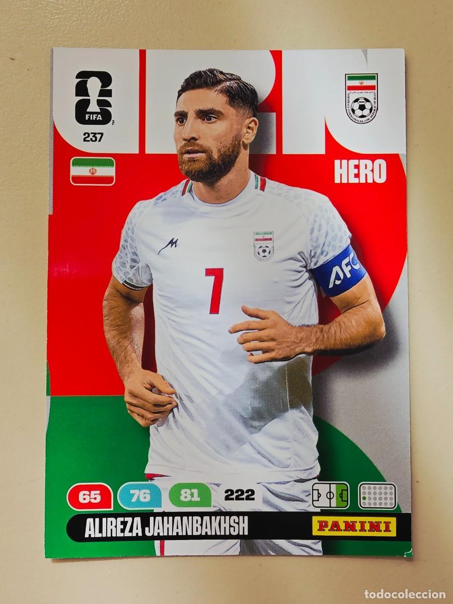 Cromos de F&uacute;tbol: 237 Alireza Jahanbakhsh, Hero Rep&uacute;blica Isl&aacute;mica de Ir&aacute;n Adrenalyn XL Fifa World Cup 2026 Mundial 26