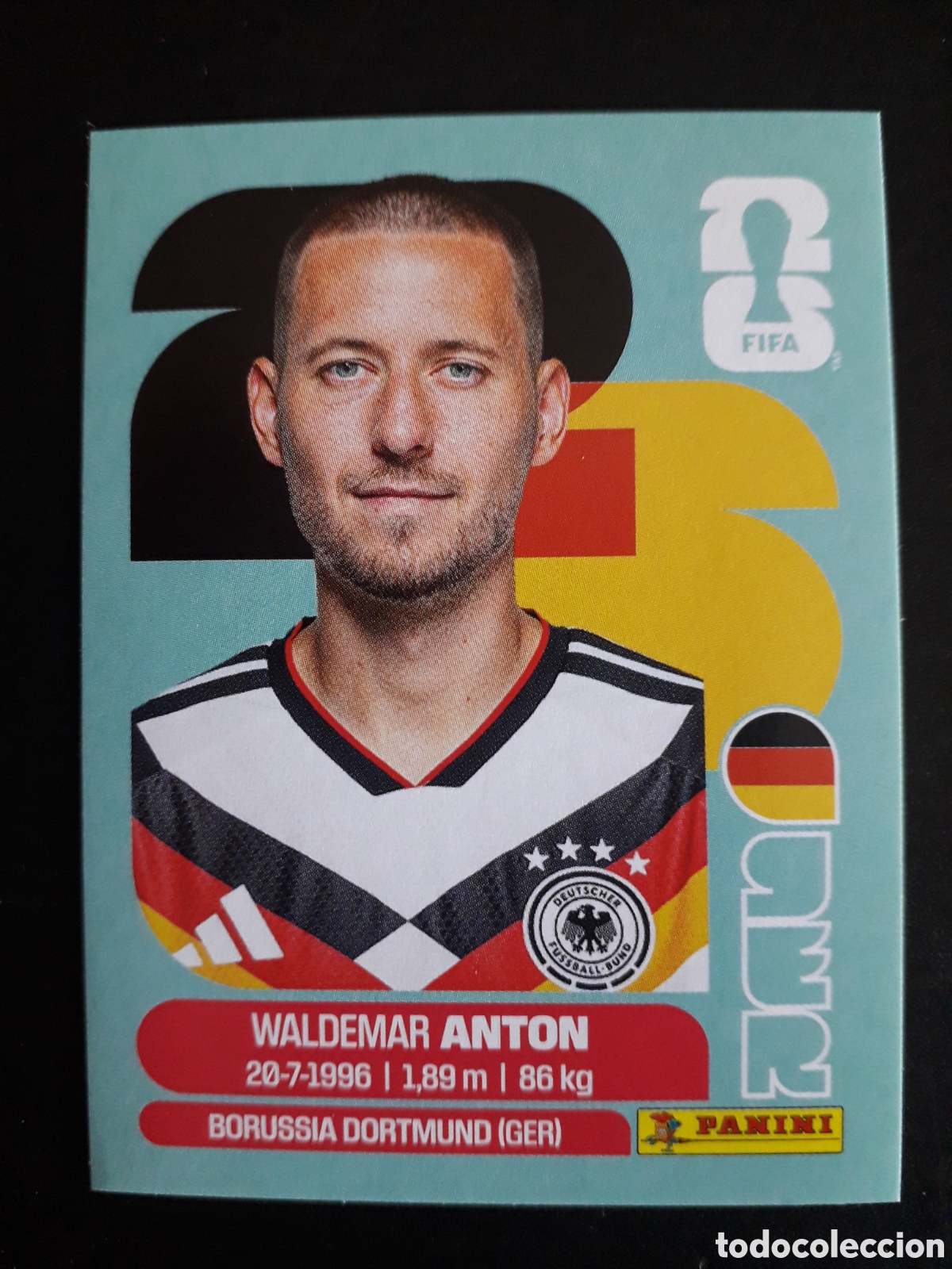 Cromos de F&uacute;tbol: ANTON ALEMANIA GER 7 MUNDIAL F&Uacute;TBOL 2026 FIFA WORLD CUP PANINI SIN PEGAR PEDIDO M&Iacute;NIMO 3&euro;