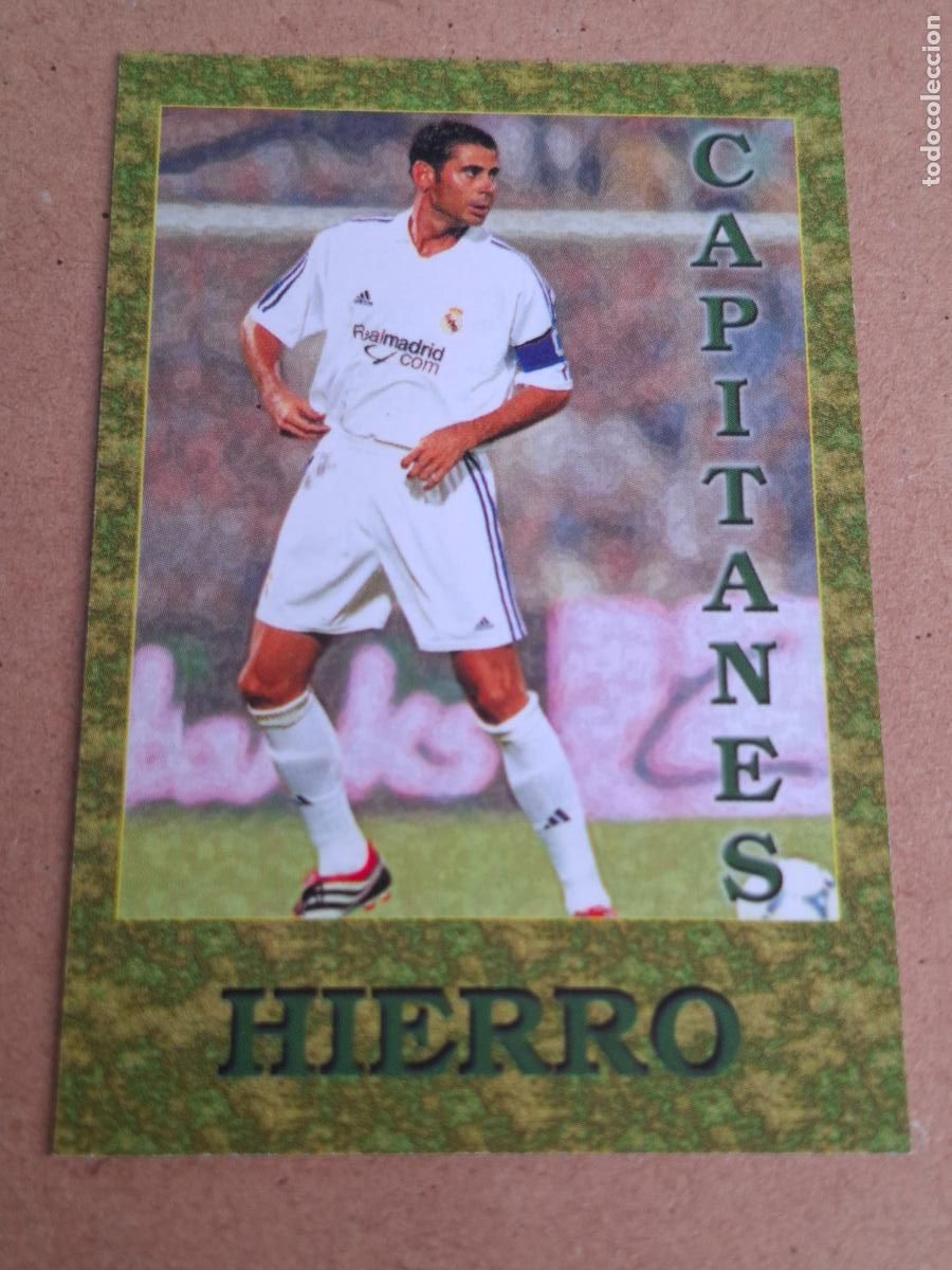 Cromos de F&uacute;tbol: MUNDICROMO 2001 2002 01 02 - 446 HIERRO ( CAPITANES ) - REAL MADRID