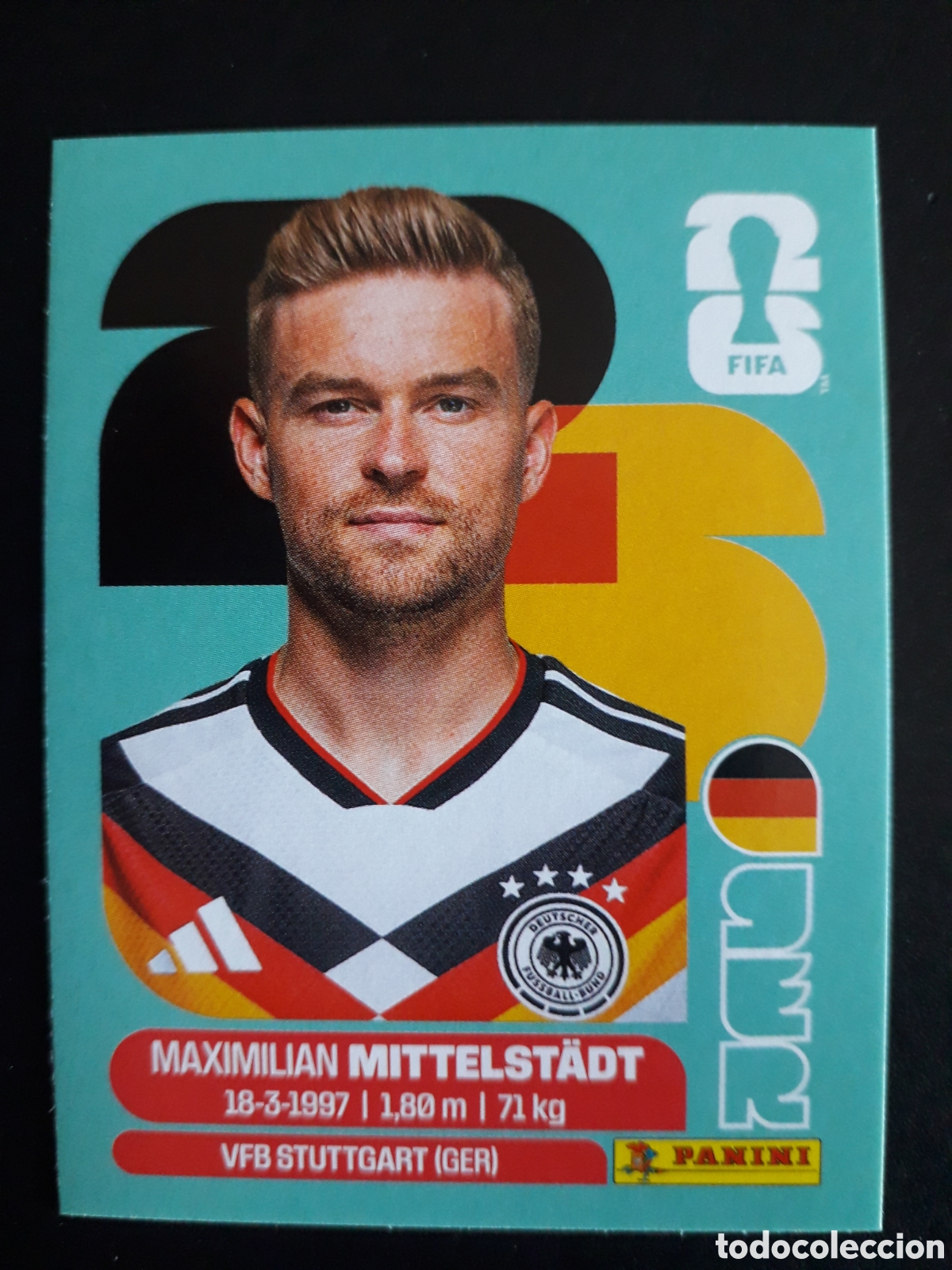 Cromos de F&uacute;tbol: MITTELST&Auml;DT ALEMANIA GER 9 MUNDIAL F&Uacute;TBOL 2026 FIFA WORLD CUP PANINI SIN PEGAR PEDIDO M&Iacute;NIMO 3&euro;.
