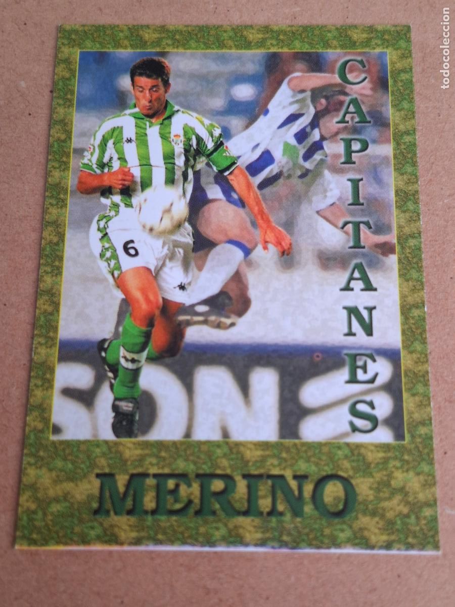 Cromos de F&uacute;tbol: MUNDICROMO 2001 2002 01 02 - 464 MERINO ( CAPITANES - CORREGIDO ) - REAL BETIS