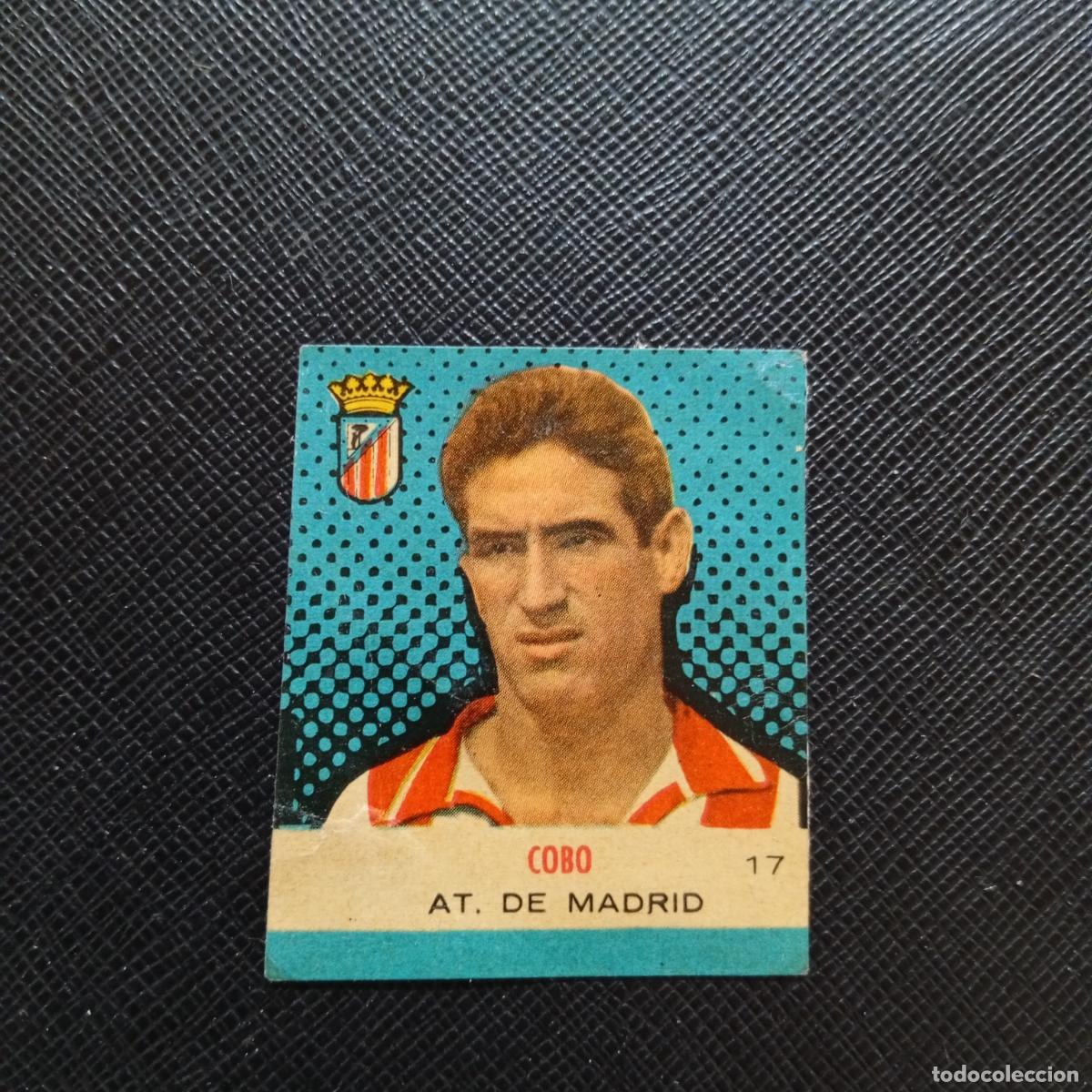 Figurine di Calcio: 17 COBO AT MADRID BRUGUERA CAMPEONES 1957 1958 CROMO FUTBOL 57 58 - DESPEGADO - A45 PG23