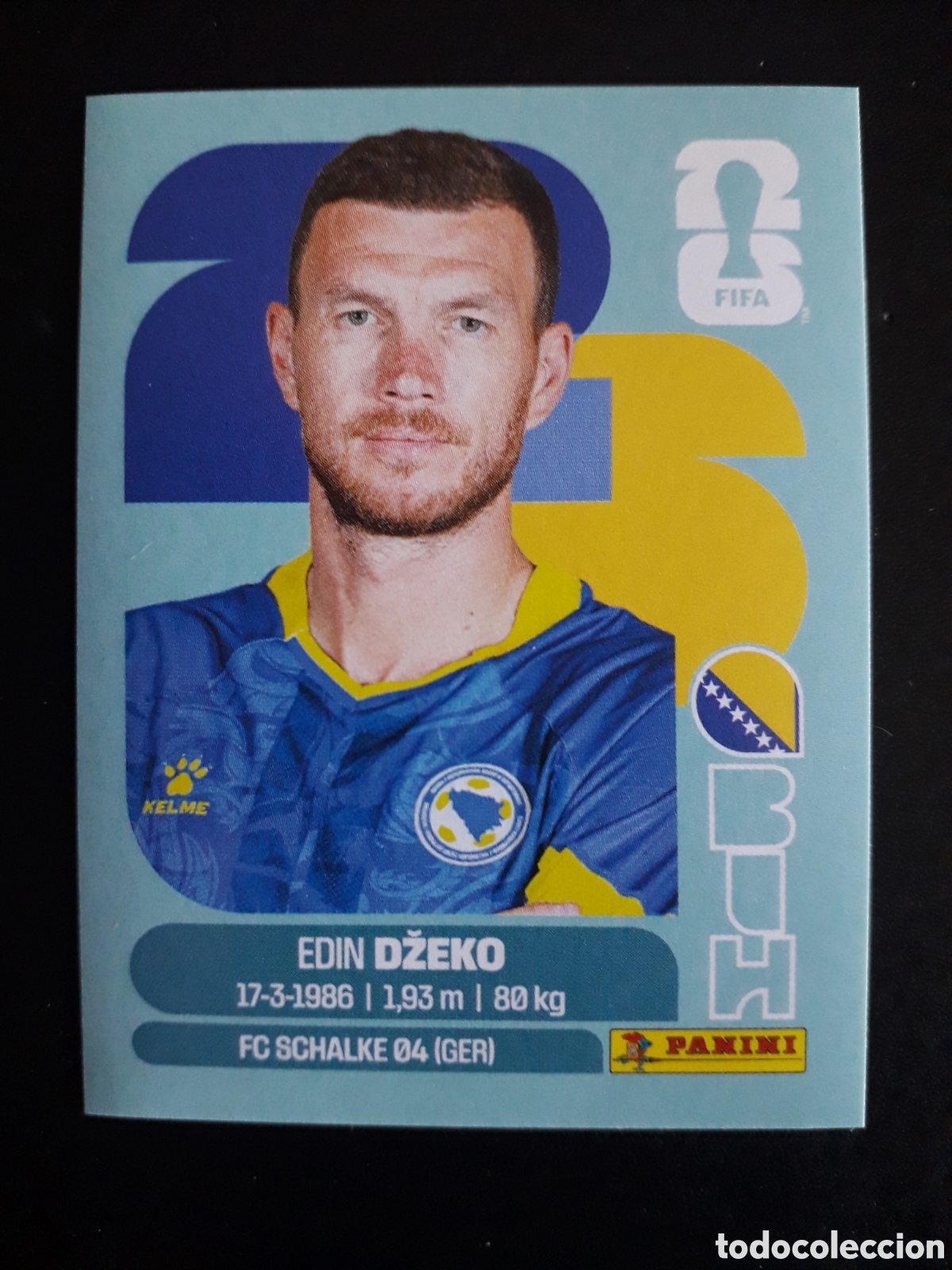 Figurine di Calcio: DŽEKO BOSNIA HERCEGOVINA BIH 18 MUNDIAL F&Uacute;TBOL 2026 FIFA WORLD CUP PANINI SIN PEGAR PEDIDO M&Iacute;NIMO 3&euro;
