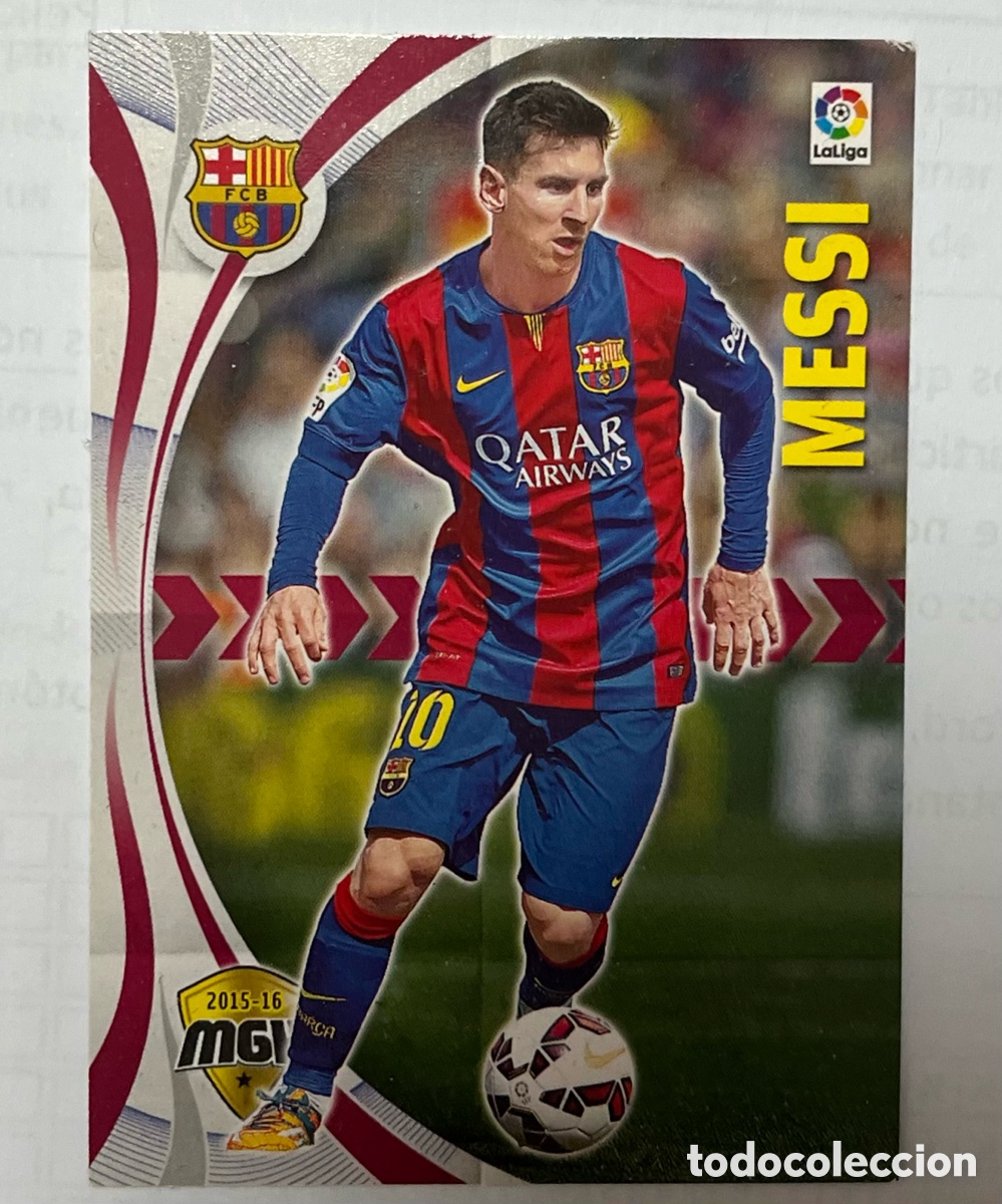 Cromos de F&uacute;tbol: 72 MESSI FC BARCELONA 2015 2016 PANINI MEGACRACKS MGK 15 LIONEL MESSI