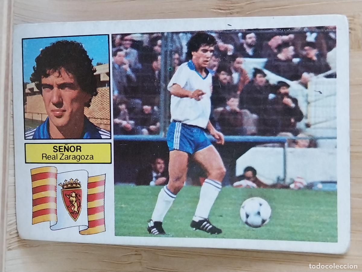 Cromos de F&uacute;tbol: SE&Ntilde;OR ZARAGOZA LIGA 1982 82 83 ED ESTE CROMO ORIGINAL