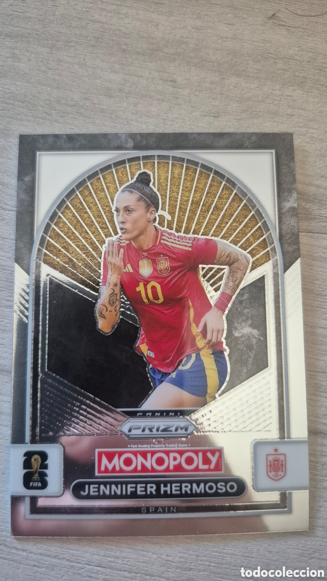 Cromos de F&uacute;tbol: Jennifer Hermoso Panini Prizm Monopoly FIFA World Cup 2026