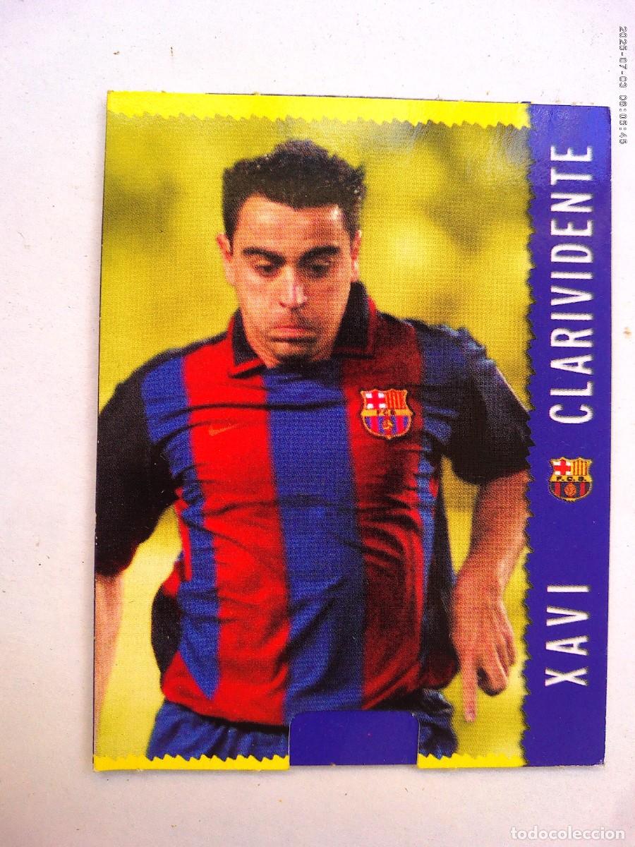 Cromos de F&uacute;tbol: CROMO DE FUTBOL LIGA 2002 : XAVI , DEL BARCELONA . SE ABRE , VER