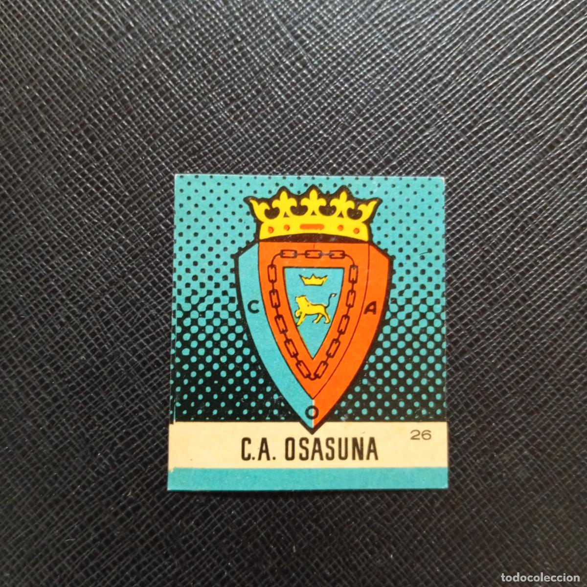 Cartes &agrave; collectionner de Football: 26 ESCUDO OSASUNA BRUGUERA CAMPEONES 1957 1958 CROMO FUTBOL 57 58 - DESPEGADO - A45 PG26