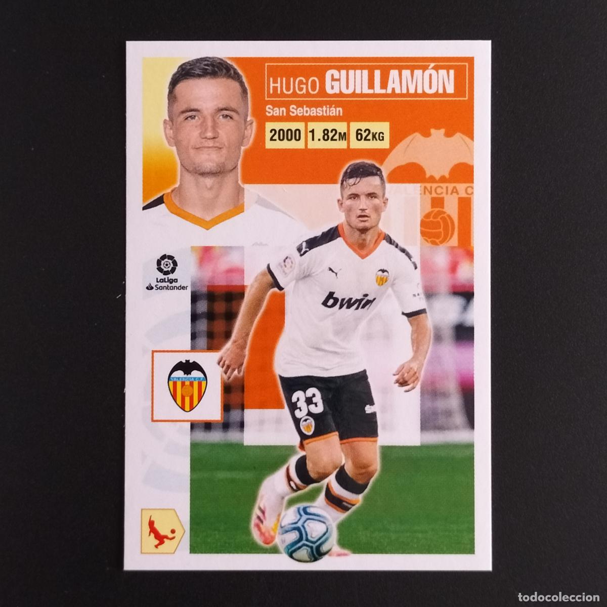 Cromos de F&uacute;tbol: N&ordm; 8 GUILLAMON VALENCIA CROMOS LALIGA SANTANDER ESTE 2020 2021 20 21 LIGA PANINI
