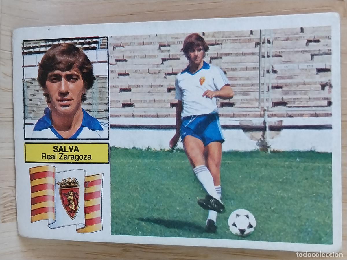 Cromos de F&uacute;tbol: SALVA UF FICHAJE 22 ZARAGOZA LIGA 1982 82 83 ED ESTE CROMO ORIGINAL *