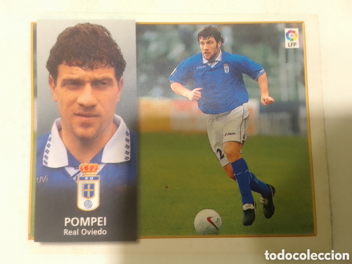 Cromos de F&uacute;tbol: Colecciones Este 98-99 Pompei &bull; Oviedo.