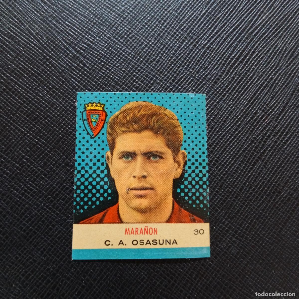 Cromos de F&uacute;tbol: 30 MARA&Ntilde;ON OSASUNA BRUGUERA CAMPEONES 1957 1958 CROMO FUTBOL 57 58 - DESPEGADO - A45 PG27