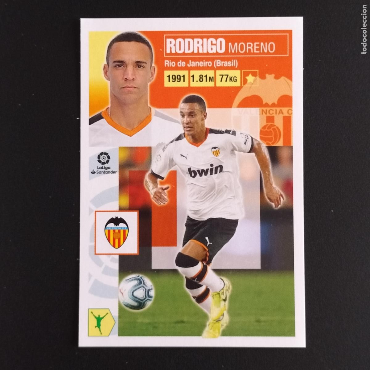 Cromos de F&uacute;tbol: N&ordm; 18 RODRIGO VALENCIA CROMOS LALIGA SANTANDER ESTE 2020 2021 20 21 LIGA PANINI