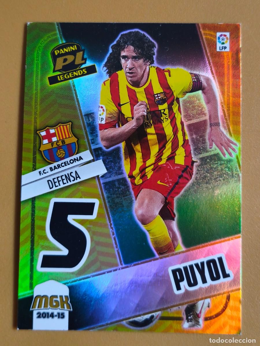 Cromos de F&uacute;tbol: puyol, 2014 15 megacracks legends