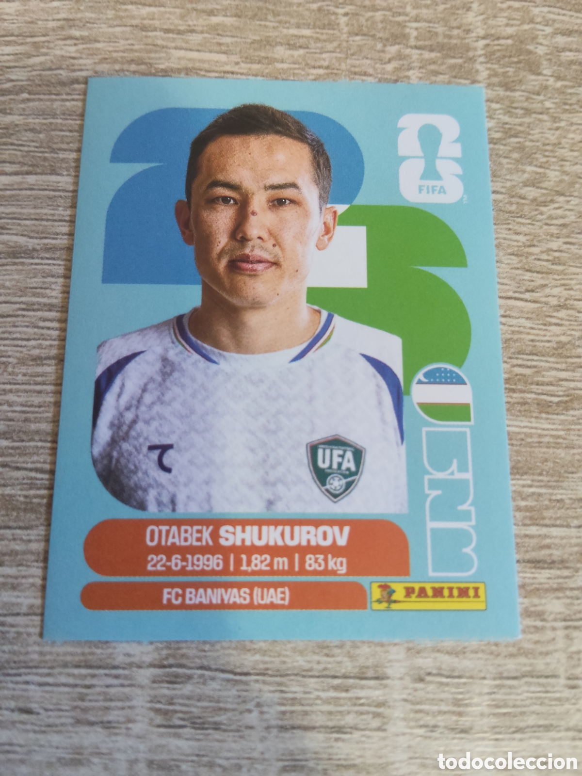 Cromos de F&uacute;tbol: Panini mundial 2026 UZB 11 Otabek Shukurov Uzbekist&aacute;n