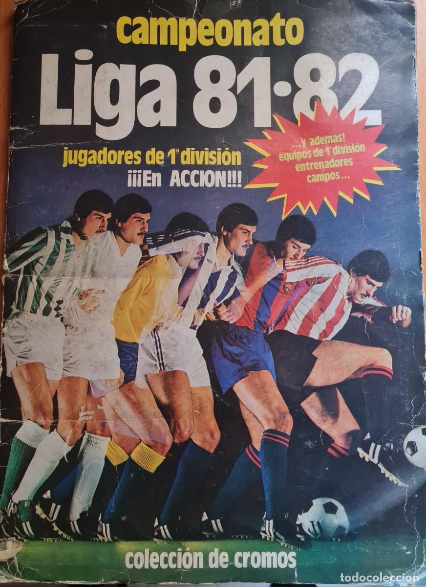 Cromos de F&uacute;tbol: album cromos completo Liga 1981-82