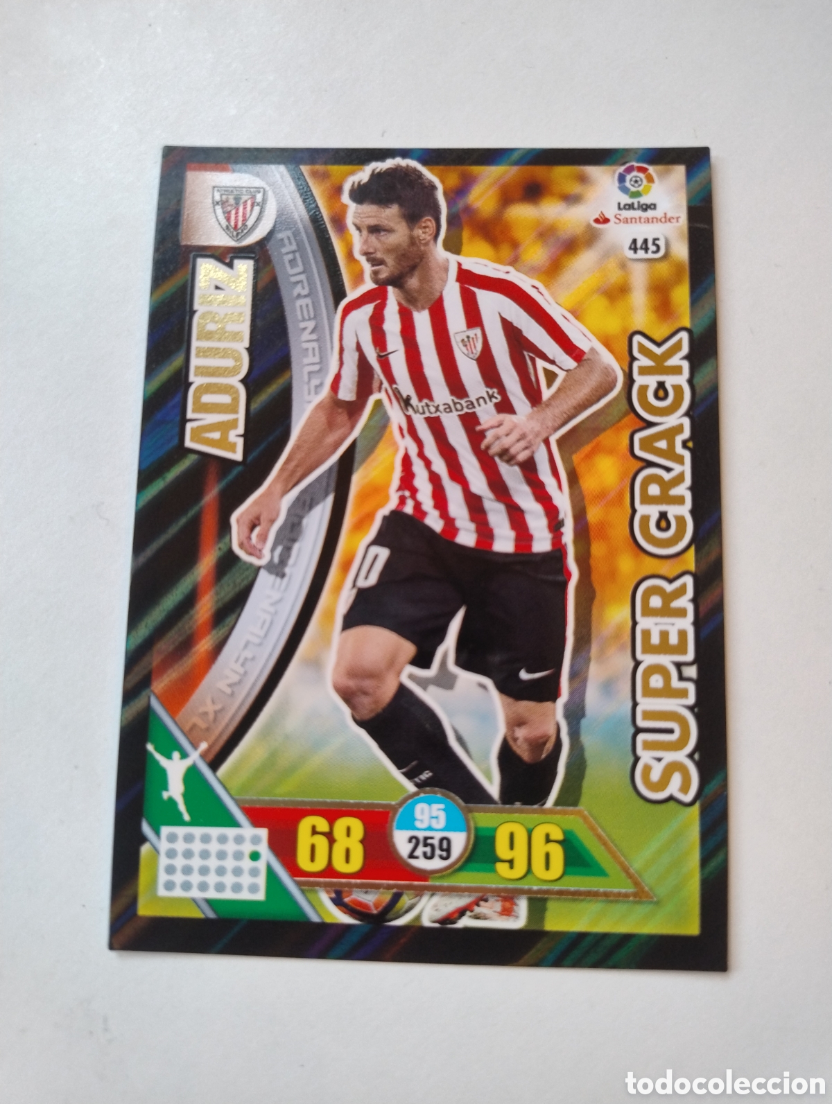 Cromos de F&uacute;tbol: 445 - Aduriz - Athletic Bilbao - Adrenalyn XL Liga 2016 - 2017 Super Crack