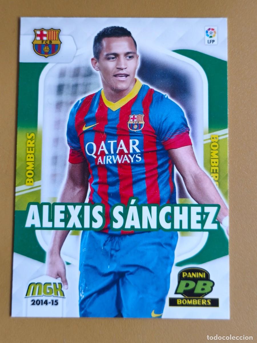 Cromos de F&uacute;tbol: alexis sanchez, 2014 15 bombers