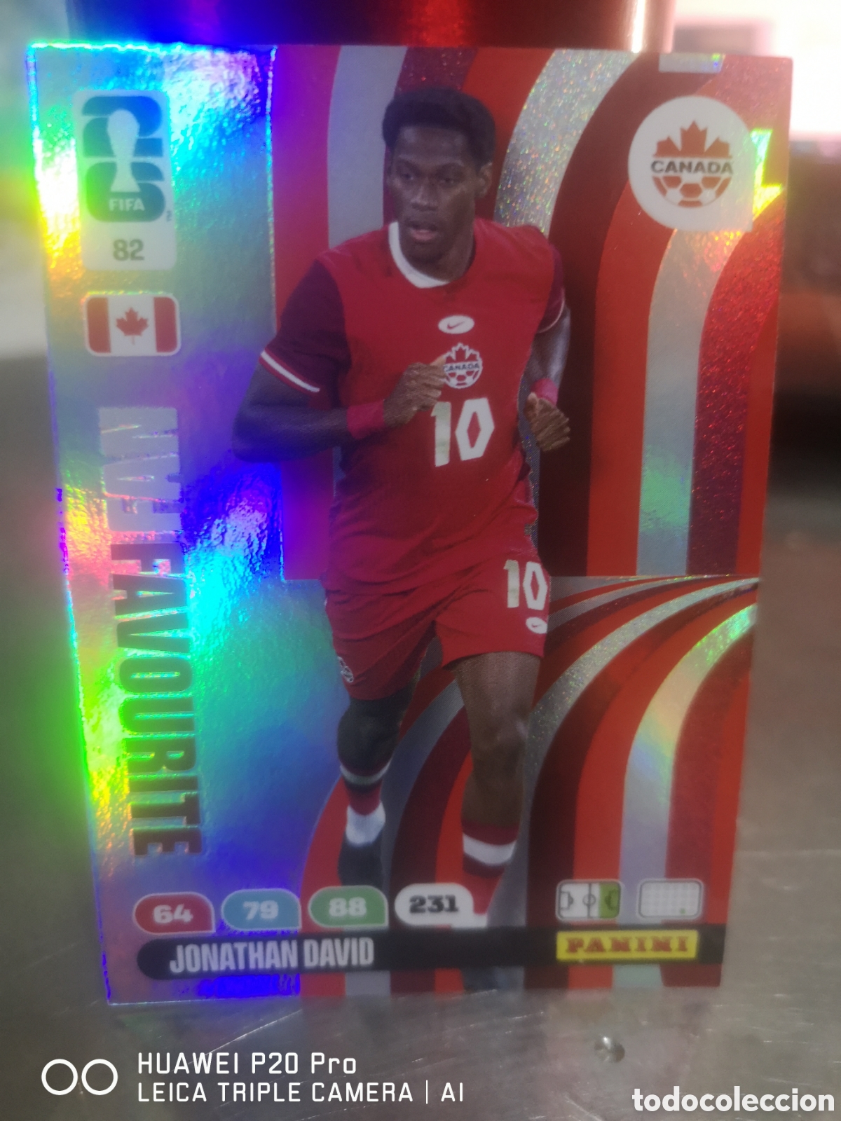 Cromos de F&uacute;tbol: ADRENALYN XL FIFA WORLD CUP 2026 FAN FAVOURITE JONATHAN DAVID - 82