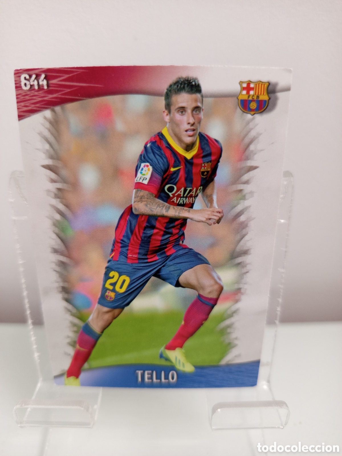 Cartes &agrave; collectionner de Football: ❇️ CROMO ⚽ TELLO BARCELONA 644 FICHAS LIGA QUIZ 2014 13 14 2013 MUNDICROMO ❇️