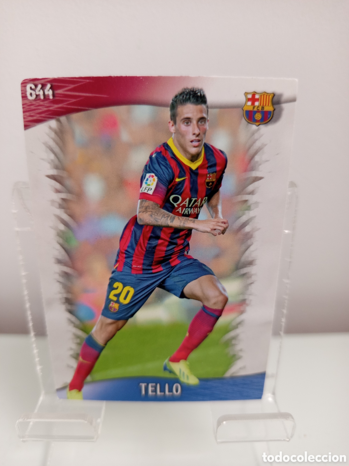 Cartes &agrave; collectionner de Football: ❇️ CROMO ⚽ TELLO BARCELONA 644 FICHAS LIGA QUIZ 2014 13 14 2013 MUNDICROMO ❇️