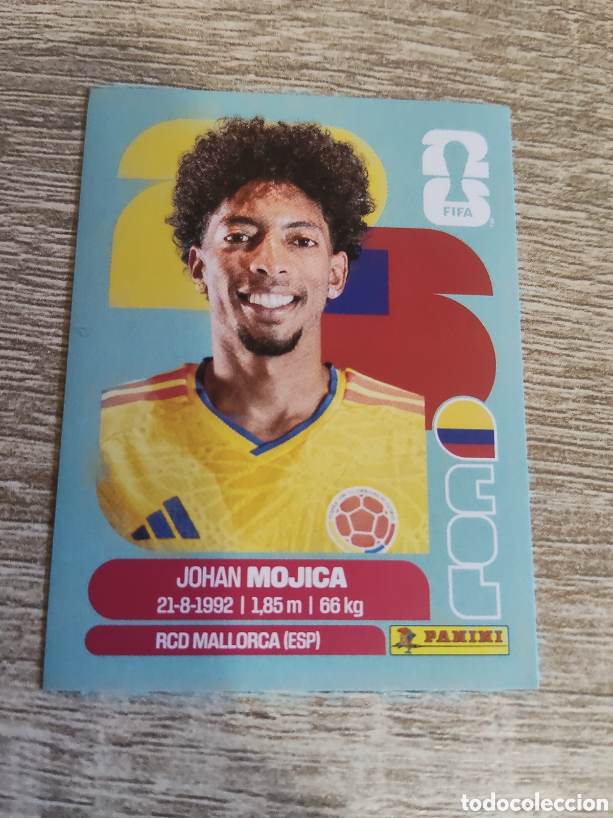 Cromos de F&uacute;tbol: Panini mundial 2026 COL 7 Johan Mojica Colombia