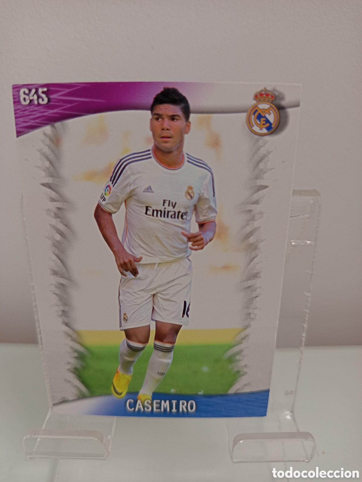 Figurine di Calcio: ❇️ CROMO ⚽ CASEMIRO REAL MADRID 645 FICHAS LIGA QUIZ 2014 13 14 2013 MUNDICROMO ❇️