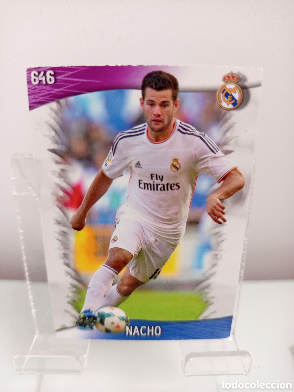 Figurine di Calcio: ❇️ CROMO ⚽ NACHO REAL MADRID 646 FICHAS LIGA QUIZ 2014 13 14 2013 MUNDICROMO ❇️