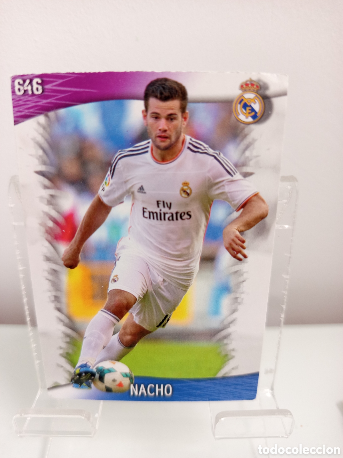 Figurine di Calcio: ❇️ CROMO ⚽ NACHO REAL MADRID 646 FICHAS LIGA QUIZ 2014 13 14 2013 MUNDICROMO ❇️