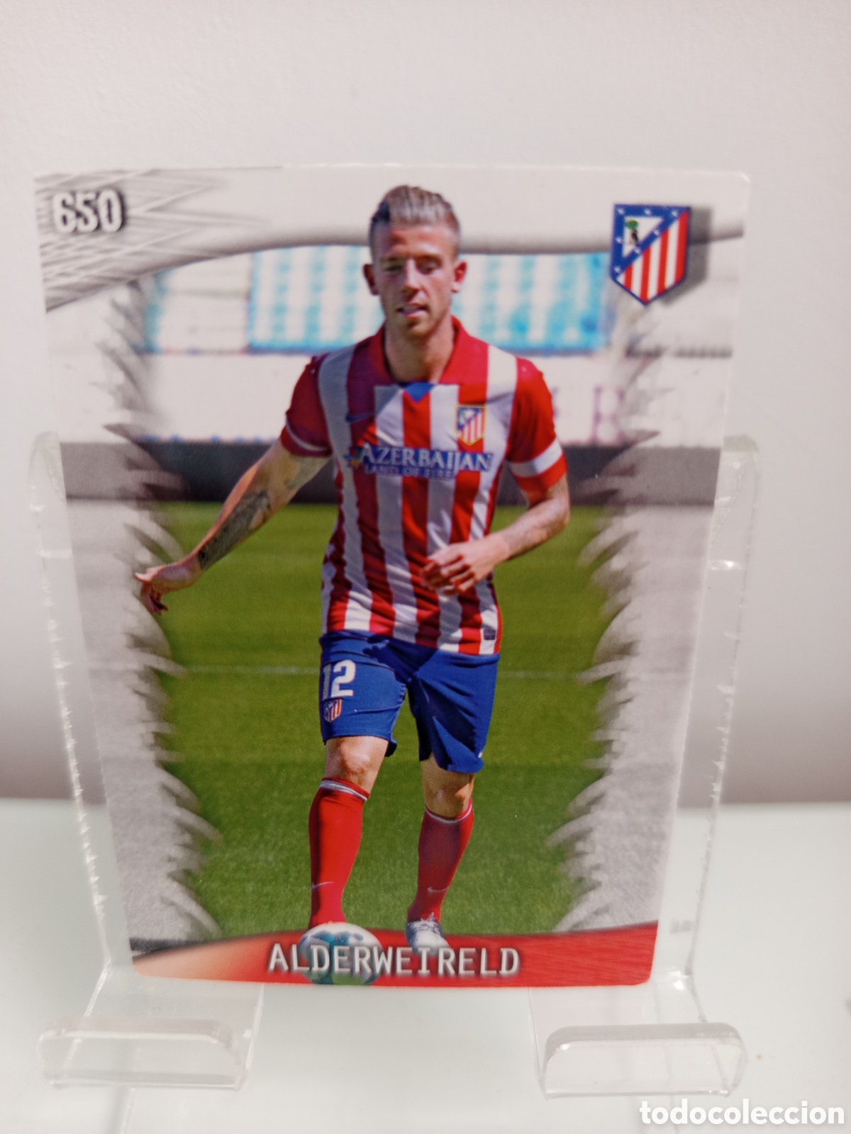 Figurine di Calcio: ❇️ CROMO ⚽ ALDERWEIRELD ATL&Eacute;TICO DE MADRID 650 FICHAS LIGA QUIZ 2014 13 14 2013 MUNDICROMO ❇️