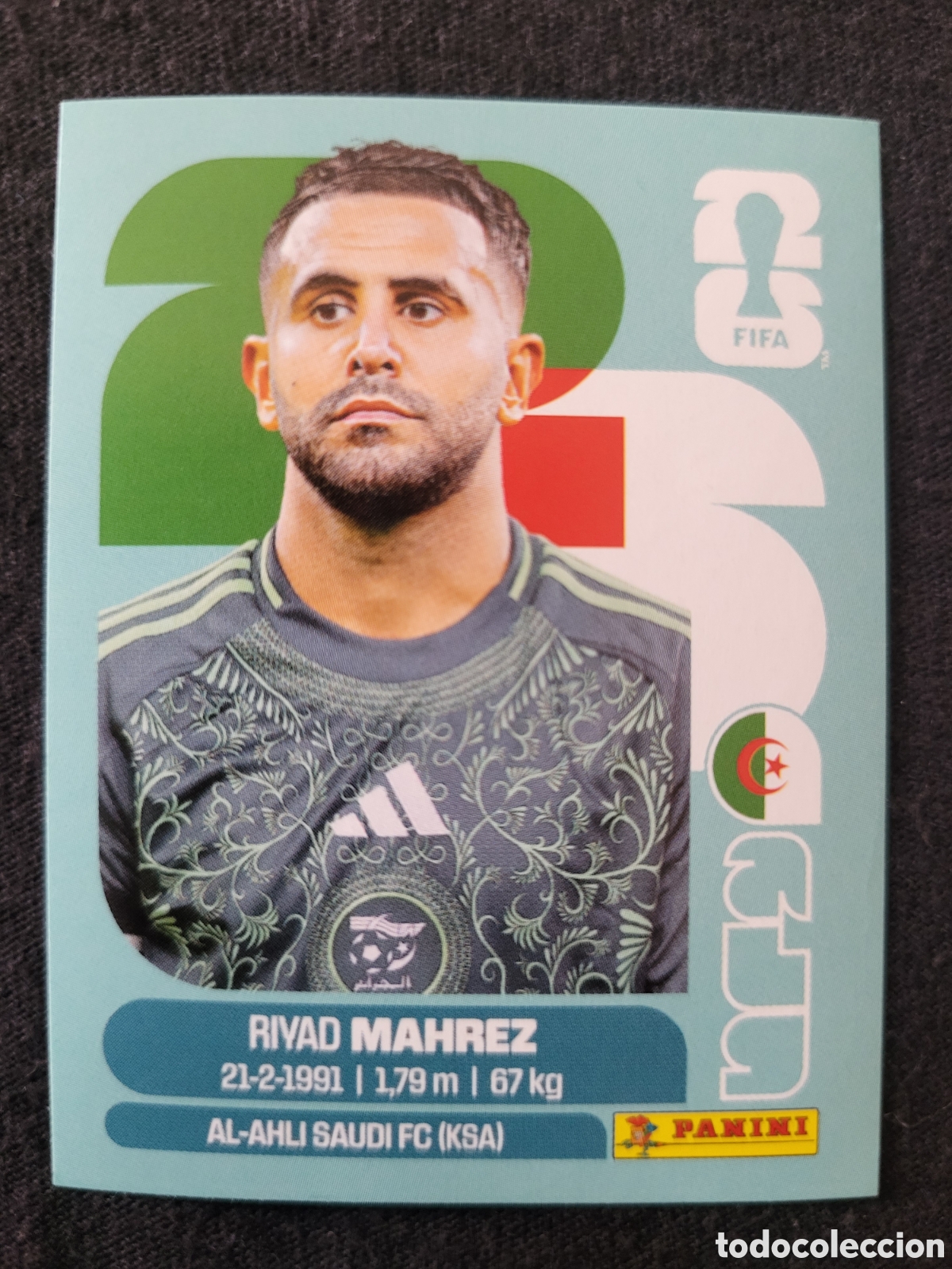 Cromos de F&uacute;tbol: ALG 15 Riyad Mahrez [Sticker] / FIFA World Cup 2026