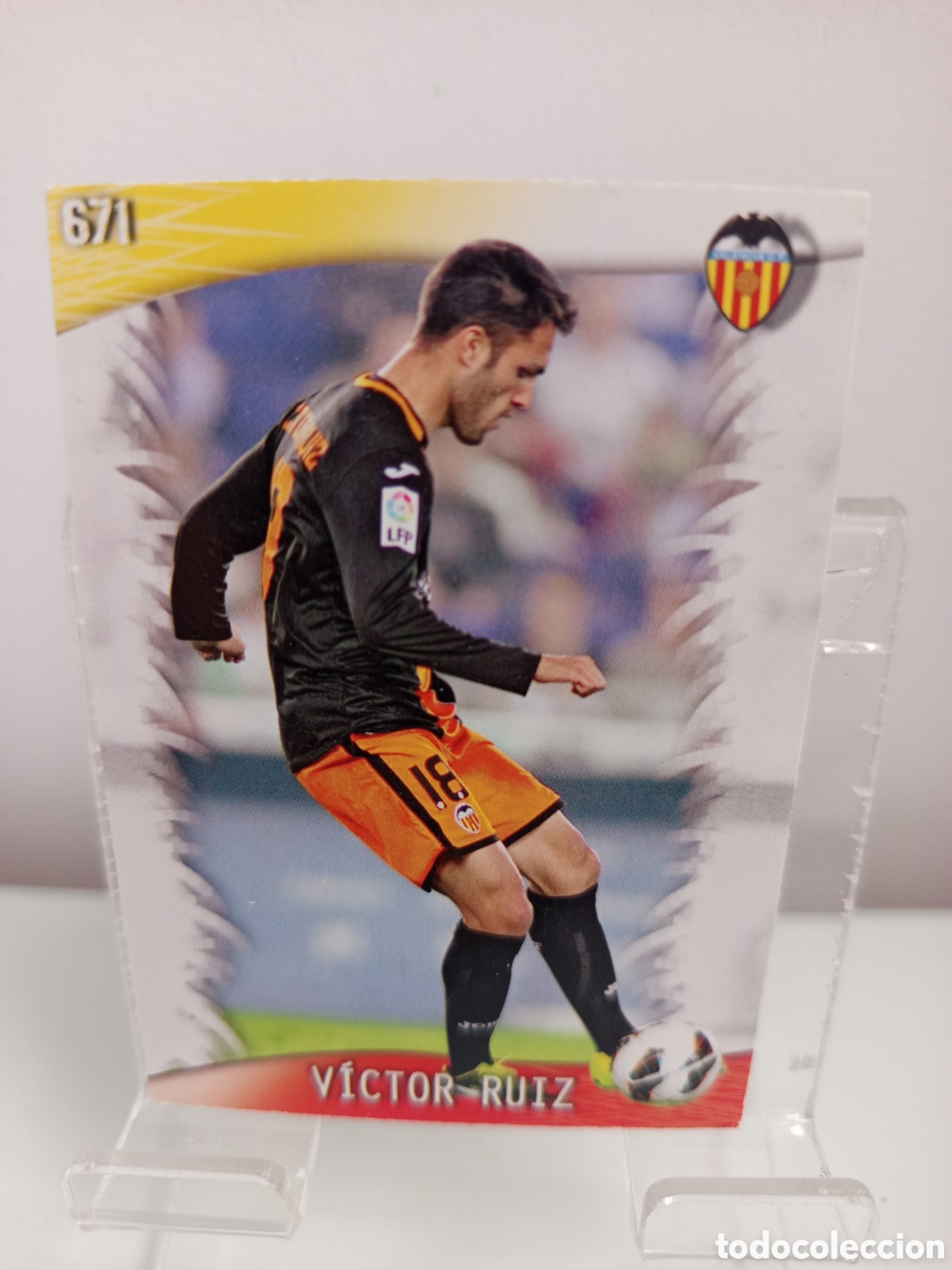 Figurine di Calcio: ❇️ CROMO ⚽ V&Iacute;CTOR RUIZ VALENCIA 671 FICHAS LIGA QUIZ 2014 13 14 2013 MUNDICROMO ❇️