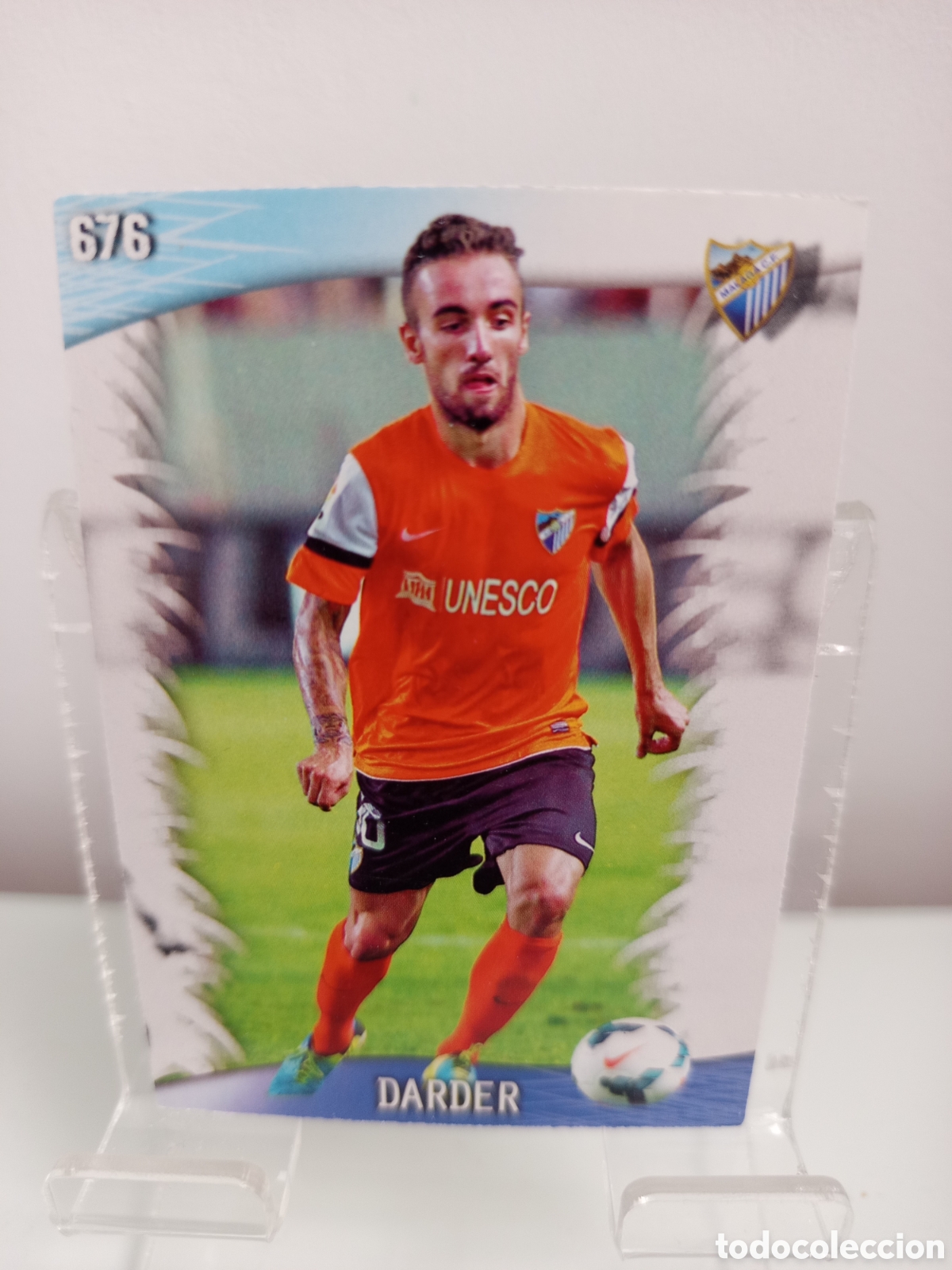 Figurine di Calcio: ❇️ CROMO ⚽ DARDER M&Aacute;LAGA 676 FICHAS LIGA QUIZ 2014 13 14 2013 MUNDICROMO ❇️