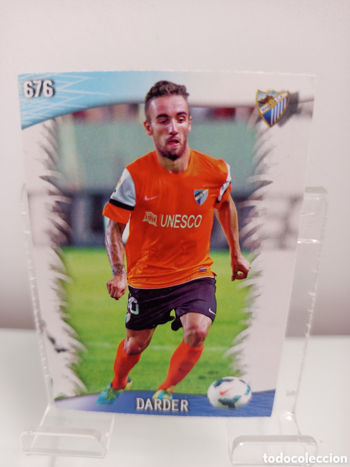 Figurine di Calcio: ❇️ CROMO ⚽ DARDER M&Aacute;LAGA 676 FICHAS LIGA QUIZ 2014 13 14 2013 MUNDICROMO ❇️