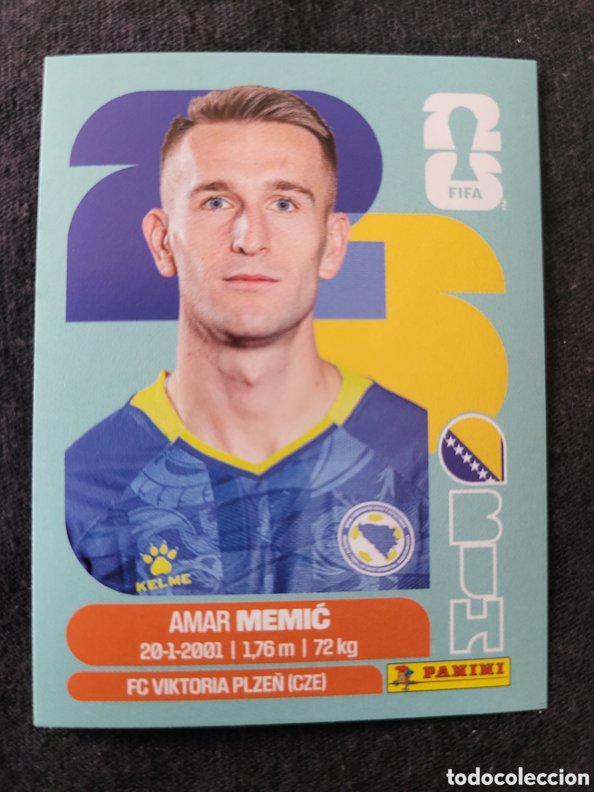 Cromos de F&uacute;tbol: BIH 16 Amar Memic [Sticker] / FIFA World Cup 2026