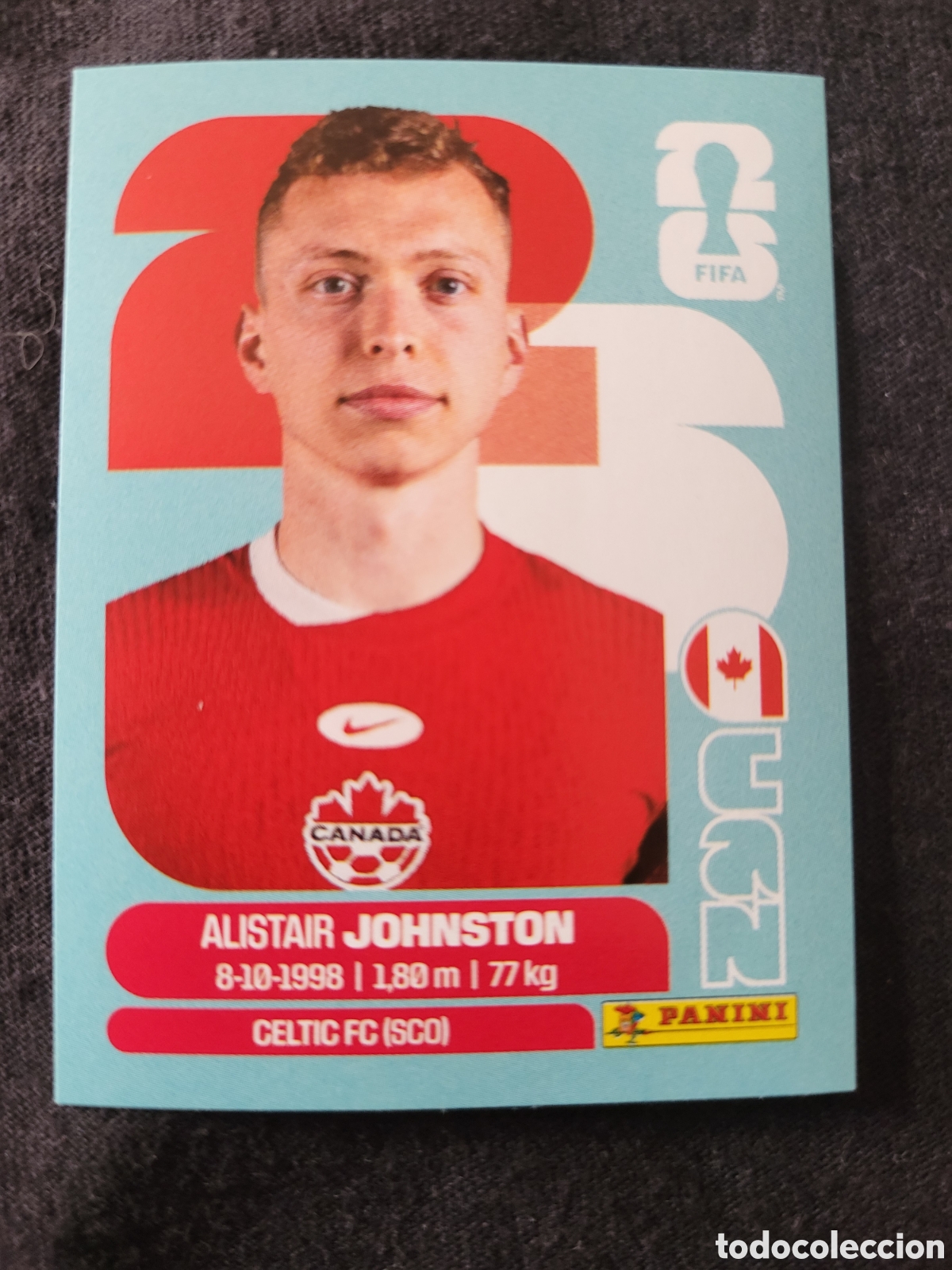 Cromos de F&uacute;tbol: CAN 4 Alistar Johnston [Sticker] / FIFA World Cup 2026