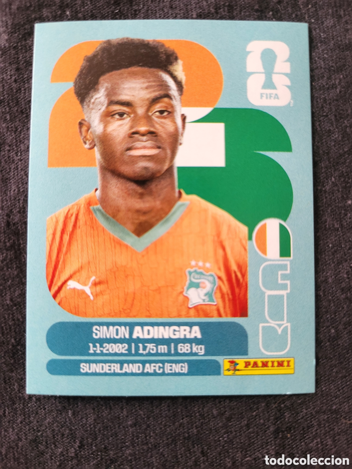 Cromos de F&uacute;tbol: CIV 17 Simon Adingra [Sticker] / FIFA World Cup 2026