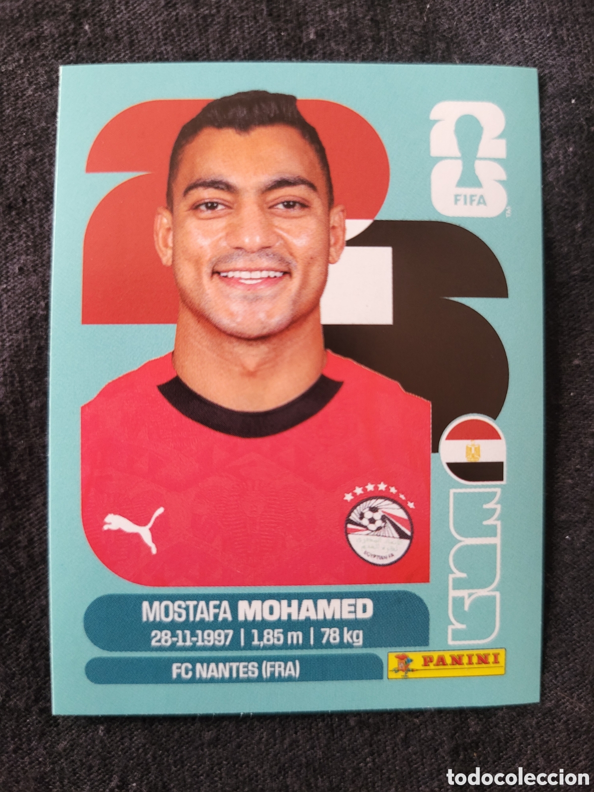 Cromos de F&uacute;tbol: EGY 18 Mostafa Mohamed [Sticker] / FIFA World Cup 2026